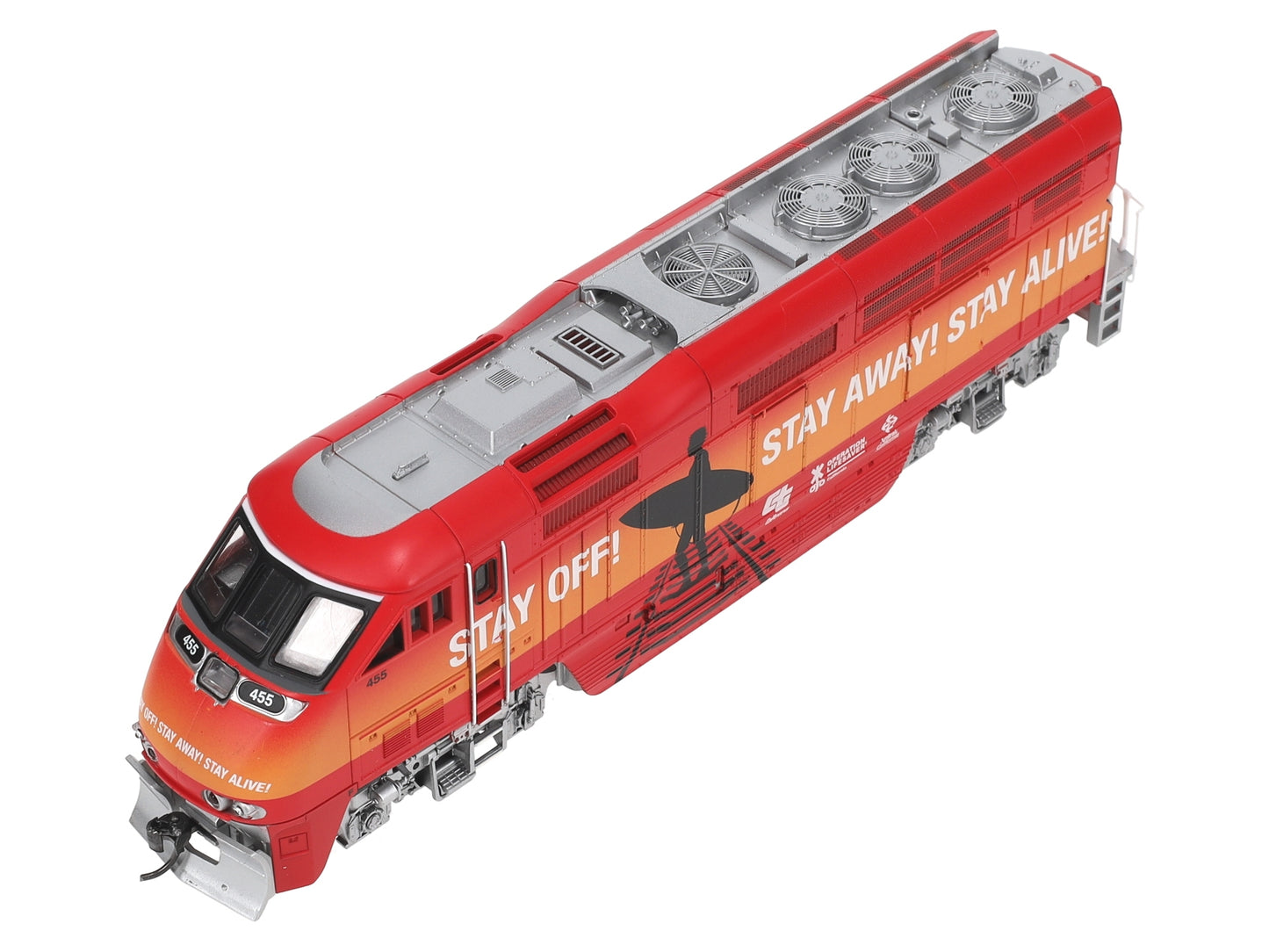 Athearn 26315 HO Amtrak F59PHI  Diesel Locomotive #455 -DC/DCC