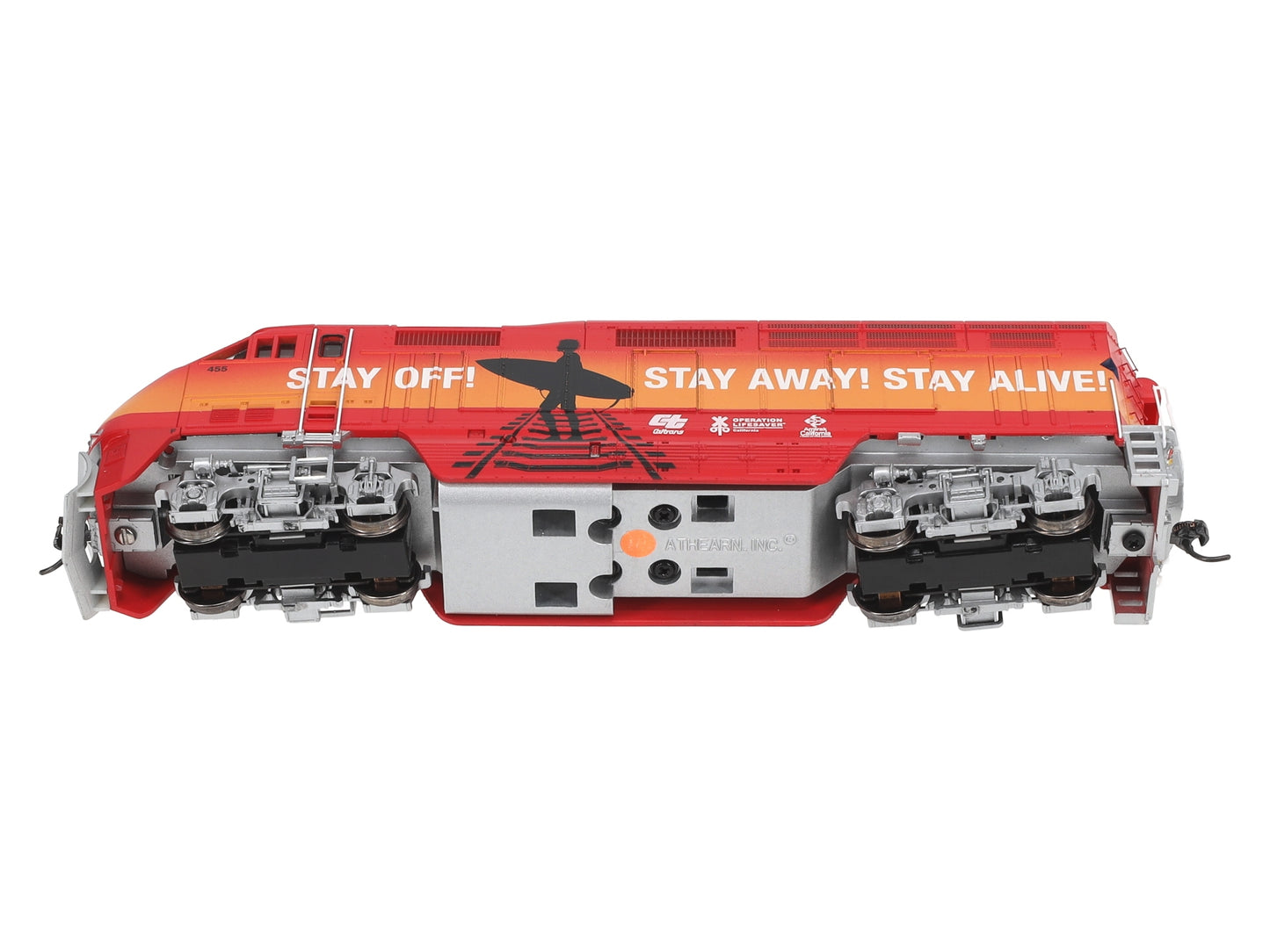 Athearn 26315 HO Amtrak F59PHI  Diesel Locomotive #455 -DC/DCC