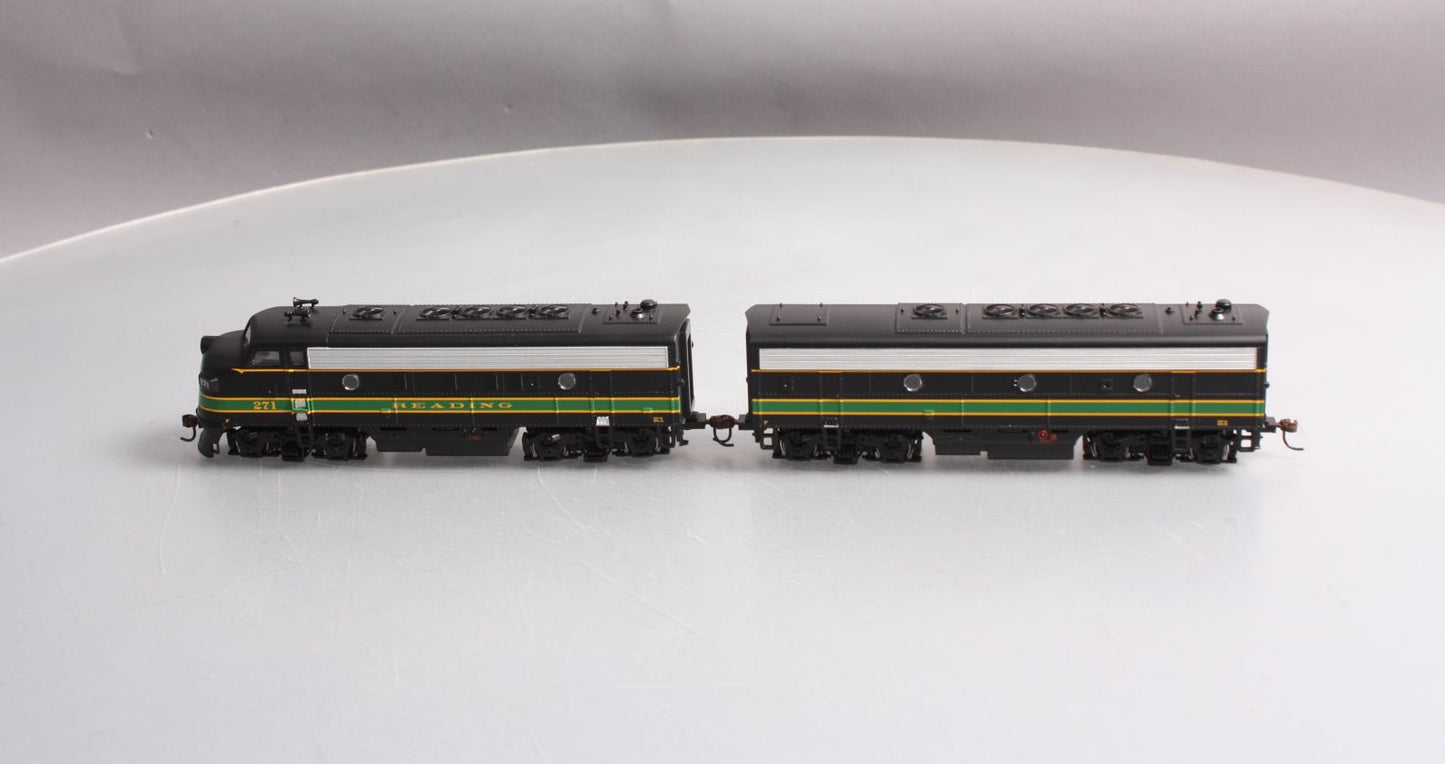 Athearn 76109 HO Scale Reading F7A/B Diesel Locomotive Set #271/#271B