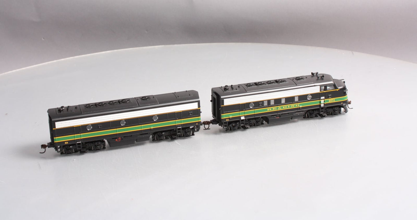Athearn 76109 HO Scale Reading F7A/B Diesel Locomotive Set #271/#271B