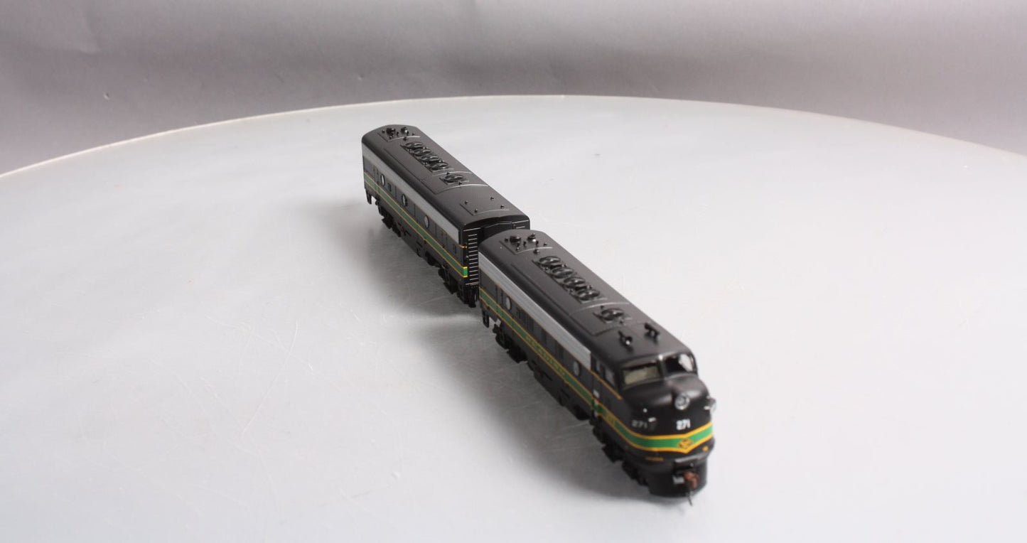 Athearn 76109 HO Scale Reading F7A/B Diesel Locomotive Set #271/#271B