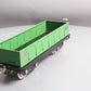 MTH 11-30022 Lionel #212 Green w/Nickel Trim Gondola