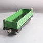 MTH 11-30022 Lionel #212 Green w/Nickel Trim Gondola