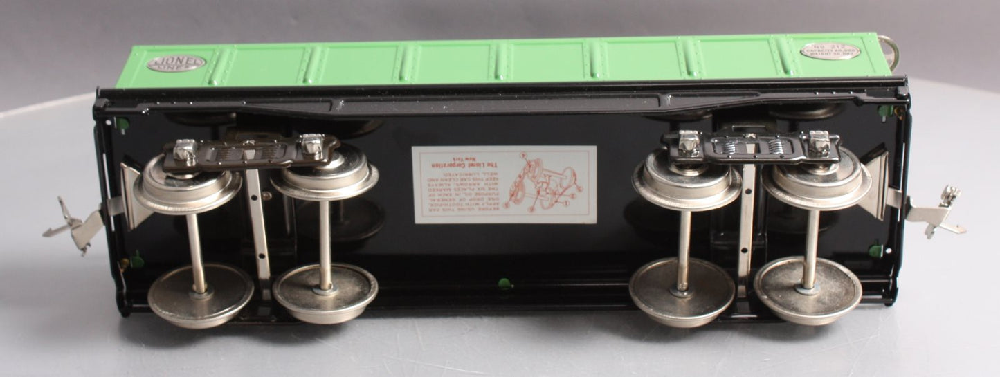 MTH 11-30022 Lionel #212 Green w/Nickel Trim Gondola