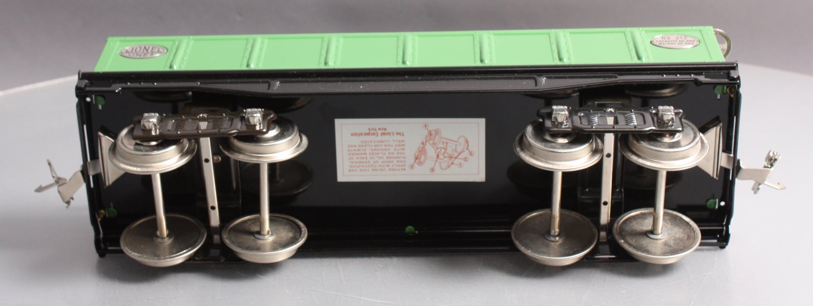 MTH 11-30022 Lionel #212 Green w/Nickel Trim Gondola