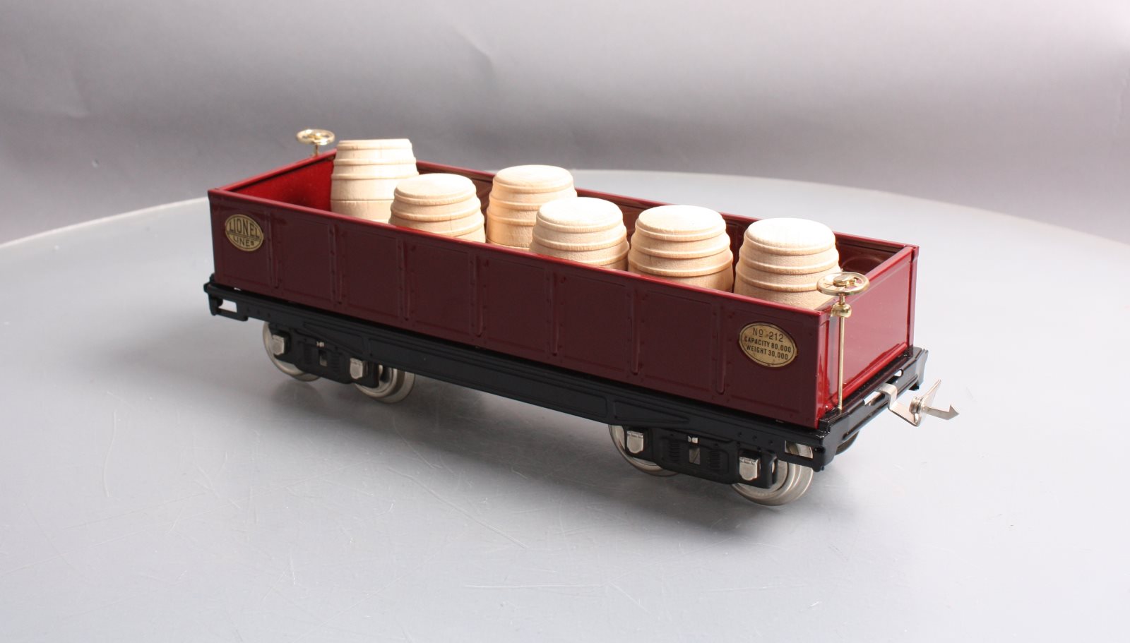MTH 11-30021 Lionel Std.Gauge #212 Maroon Gondola