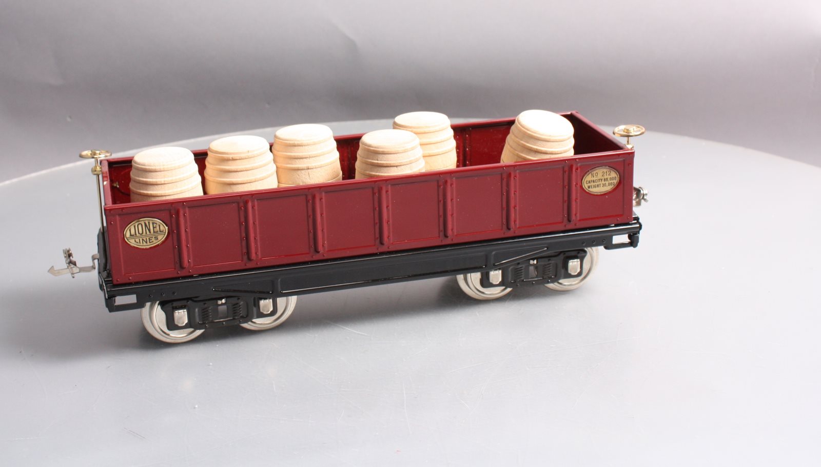 MTH 11-30021 Lionel Std.Gauge #212 Maroon Gondola