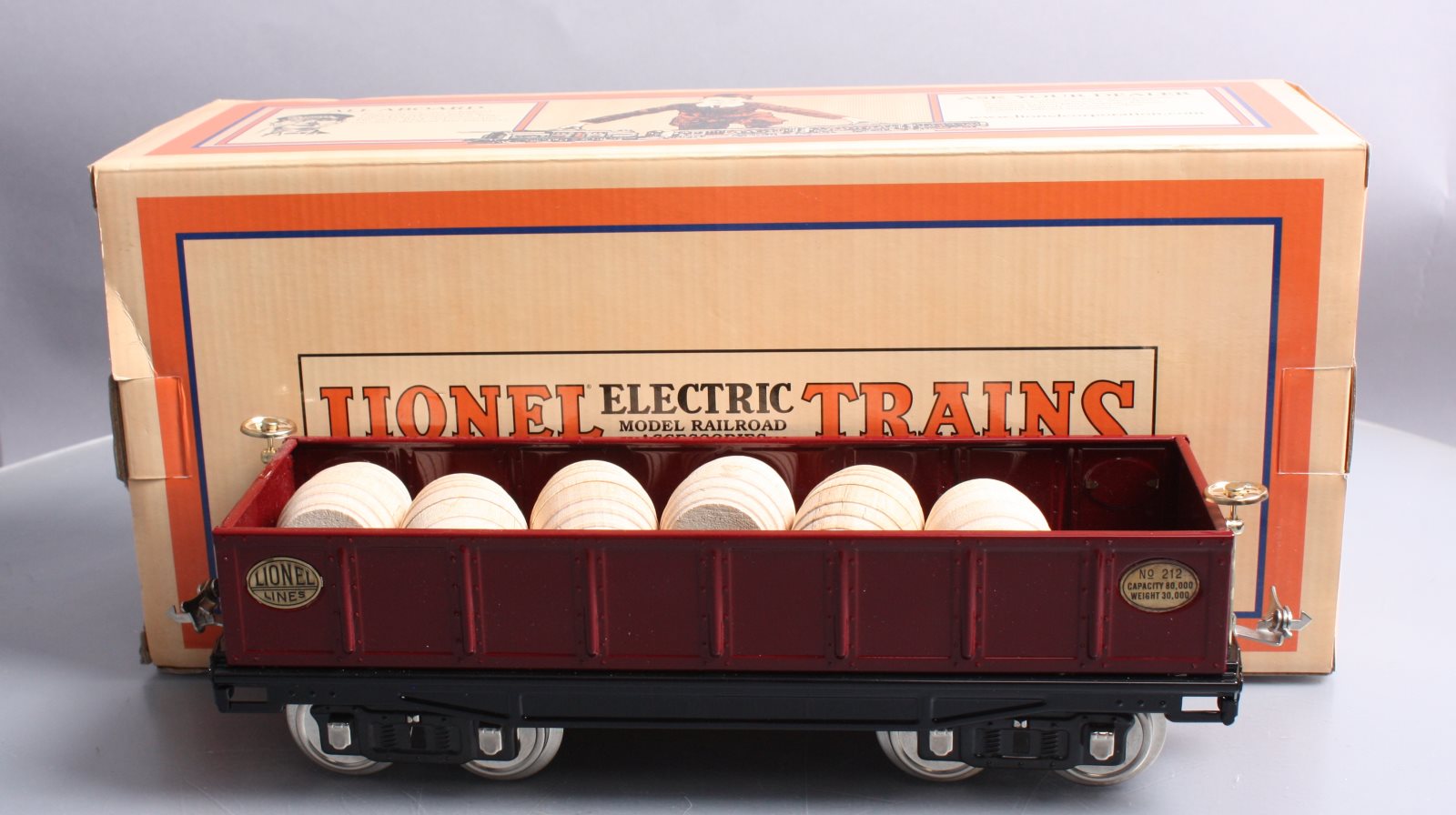 MTH 11-30021 Lionel Std.Gauge #212 Maroon Gondola