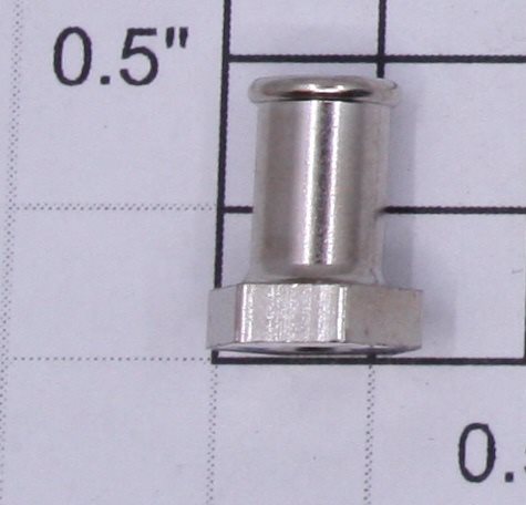Ives 3424-26 Nickel Hex Flag Holder Stanchion #6-32 Thread