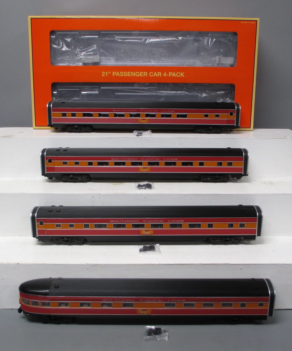 Lionel 6-83102 O Southern Pacific Daylight 21'' Passenger Set (4)
