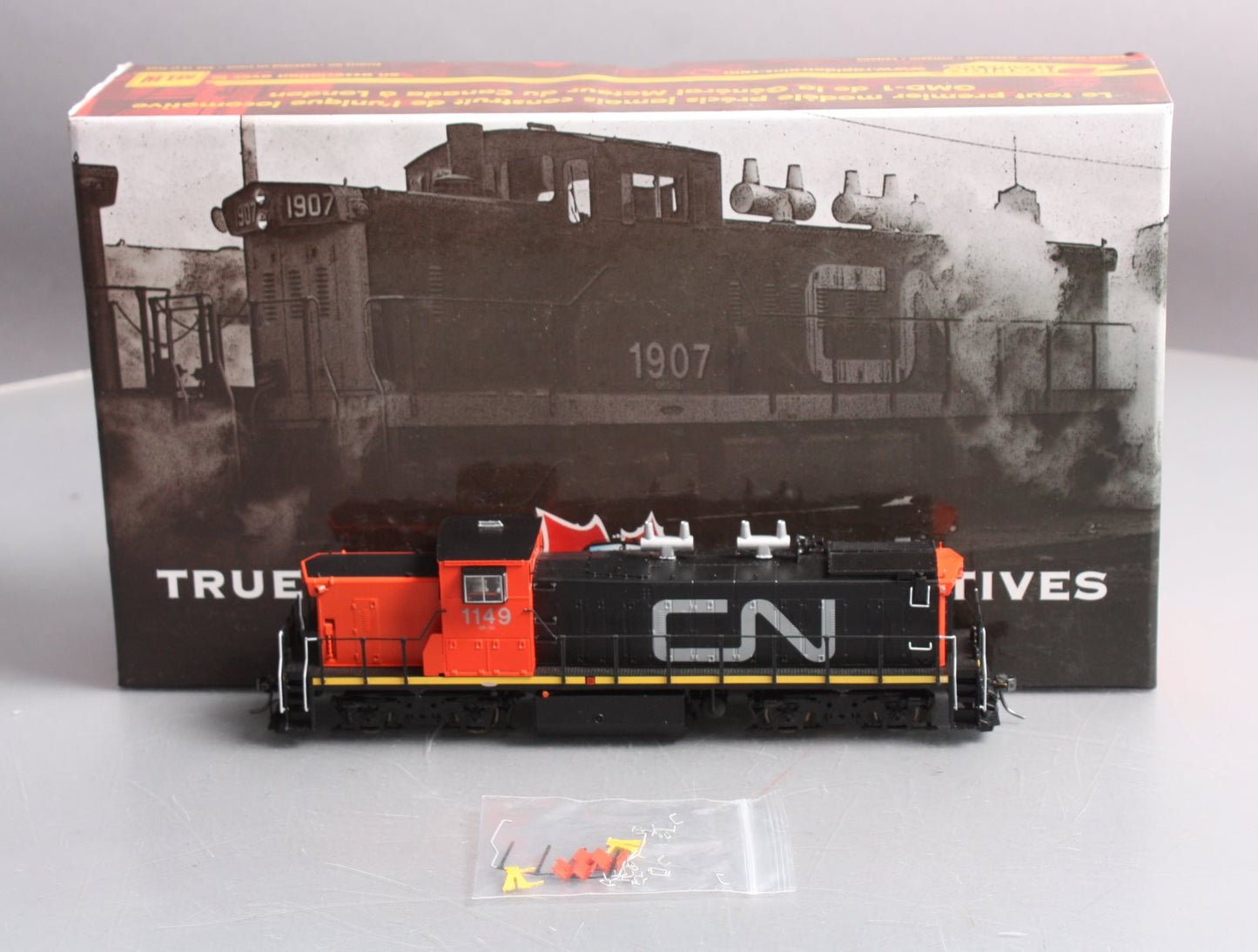 Rapido Trains 10037 HO CN GMD-1 Wet Noodle Diesel Locomotive #1149
