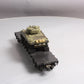 MTH 20-98740 O C&O 50T Wood Flatcar with Sherman Tank