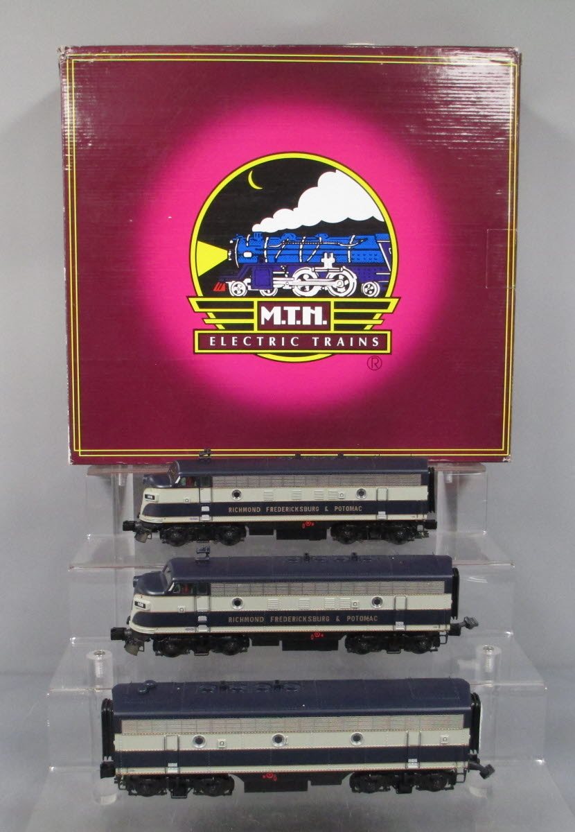 MTH 20-20389-1 RF&P F-7 ABA Diesel Engine Set w/PS 3.0 #1106/1108/1156