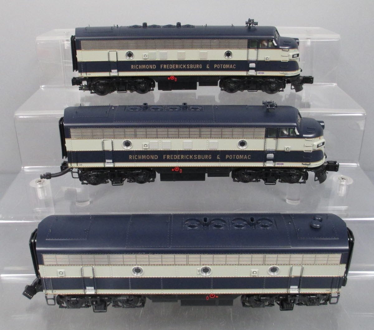 MTH 20-20389-1 RF&P F-7 ABA Diesel Engine Set w/PS 3.0 #1106/1108/1156