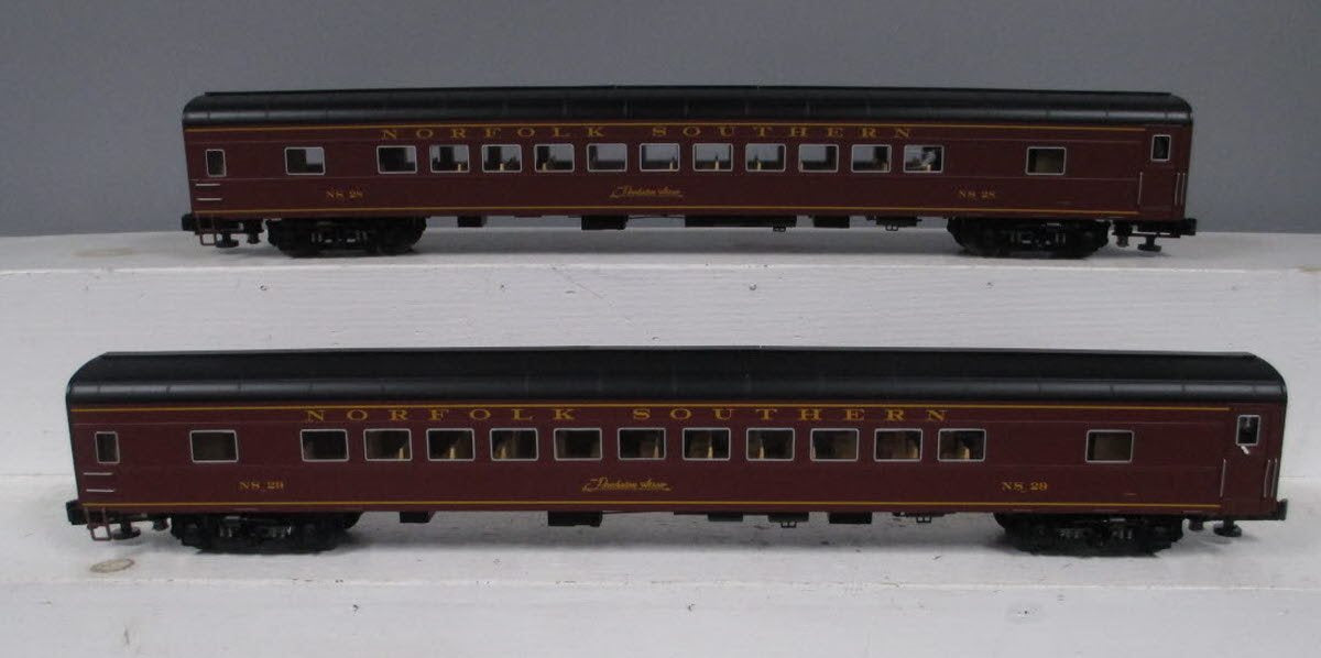 Lionel 1927600 O Gauge Norfolk Southern Excursion Coach 2 Pack