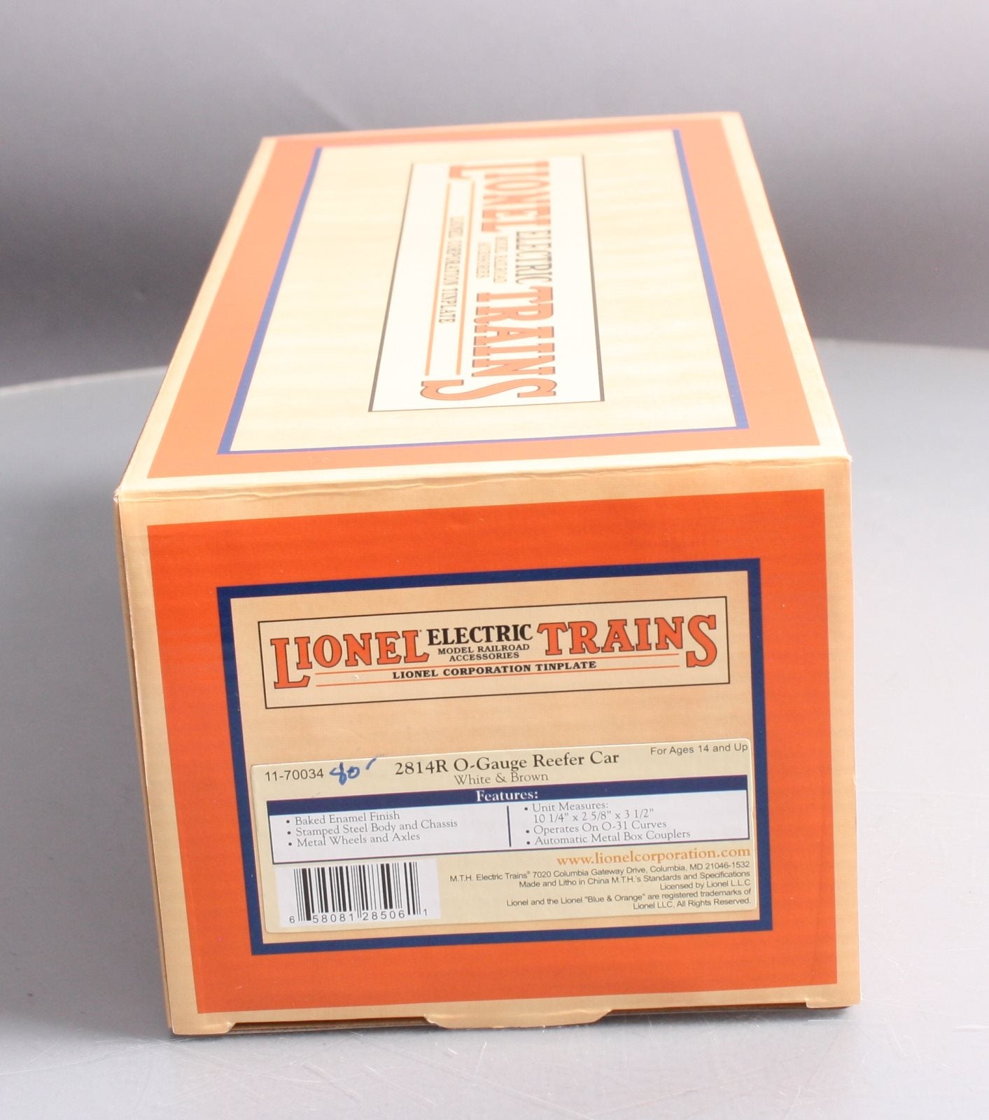 MTH 11-70034 No. 2814R O Gauge Reefer Car