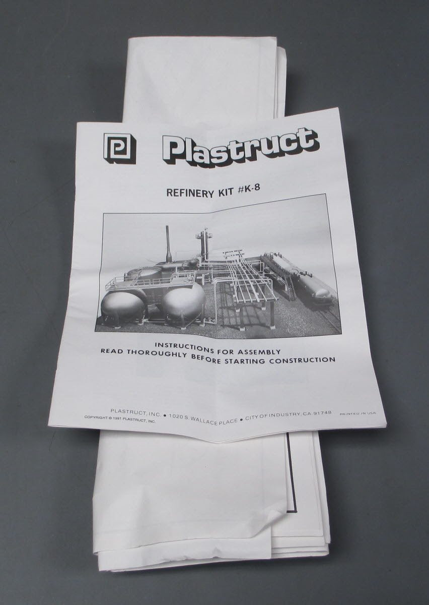 Plastruct 1008 HO 16-1/2" x 23-1/2" x 7-1/2" Petro/Chemical Refinery Kit