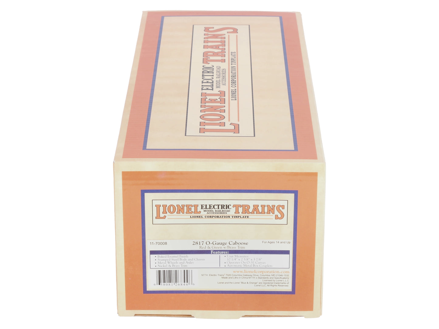 Lionel 11-70008 Caboose #2817 red/green