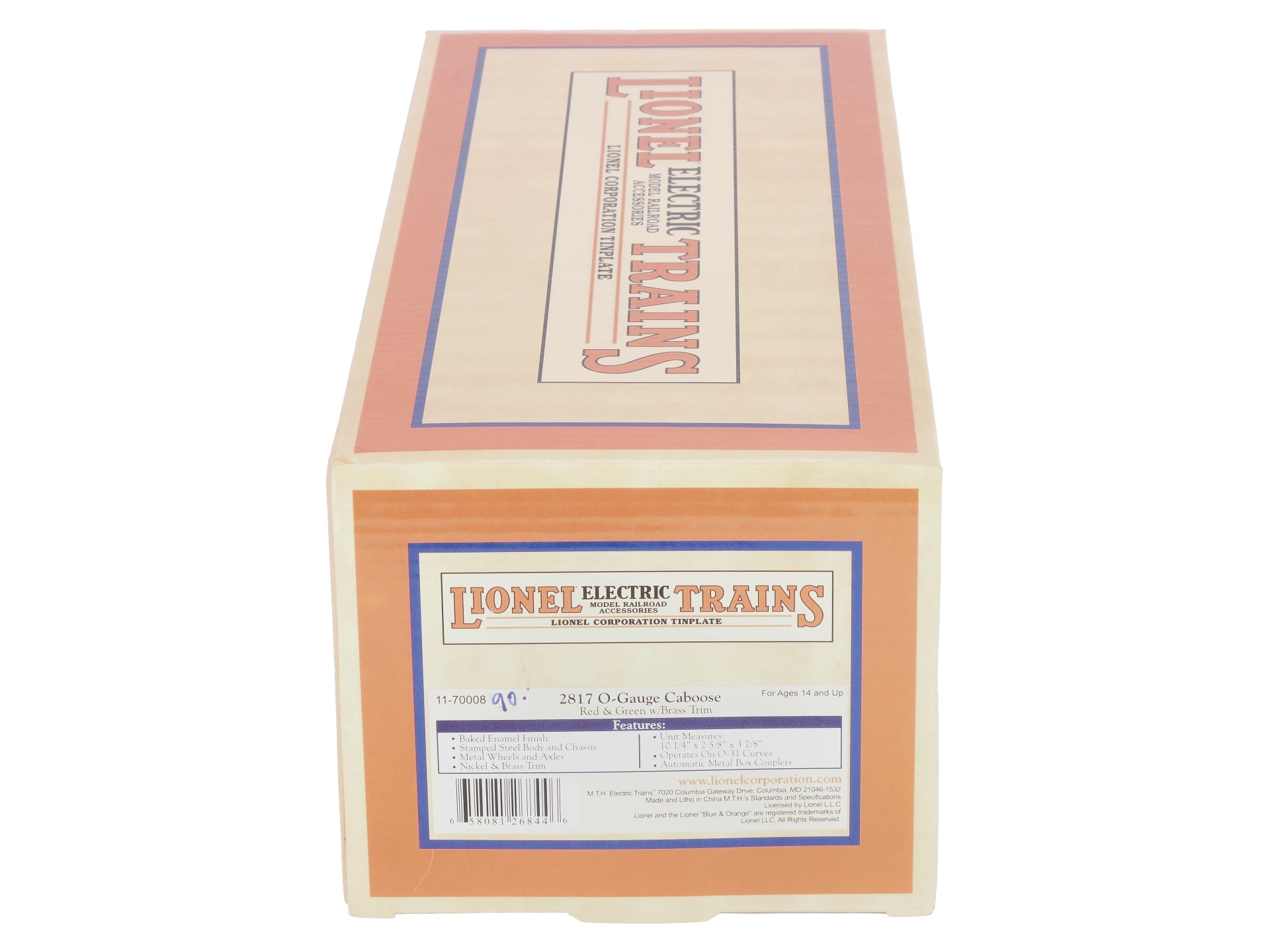 Lionel 11-70008 Caboose #2817 red/green