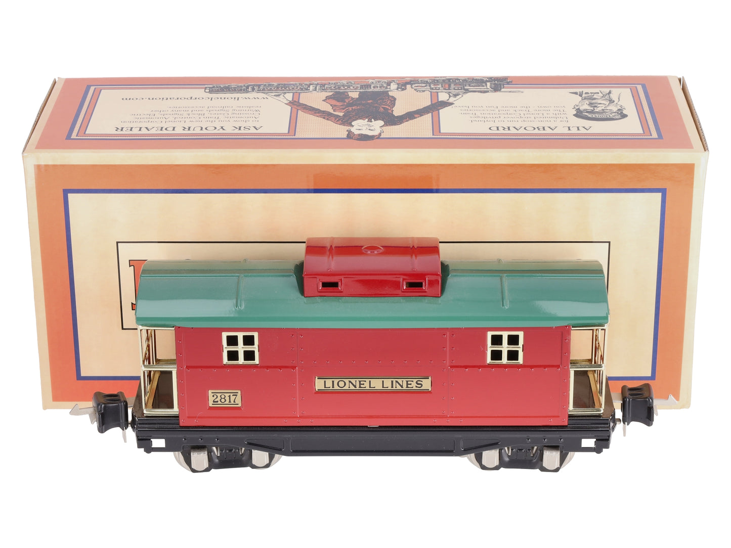 Lionel 11-70008 Caboose #2817 red/green