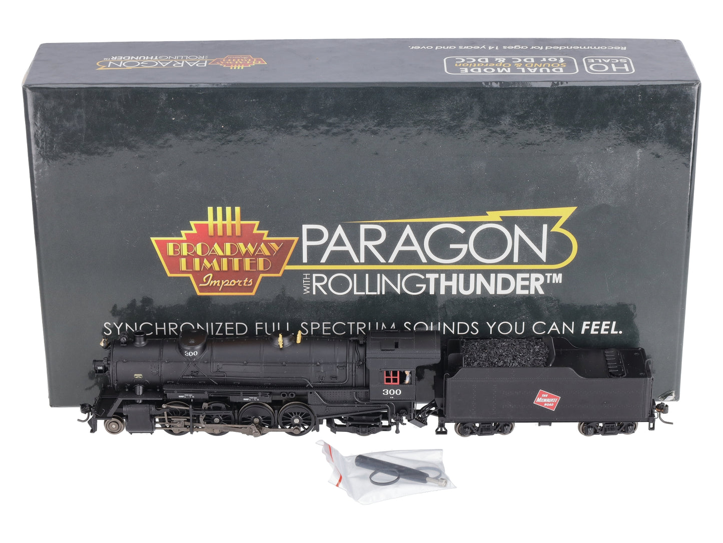 Broadway Limited 4647 HO Milwaukee USRA Heavy Mikado Steam Locomotive #300
