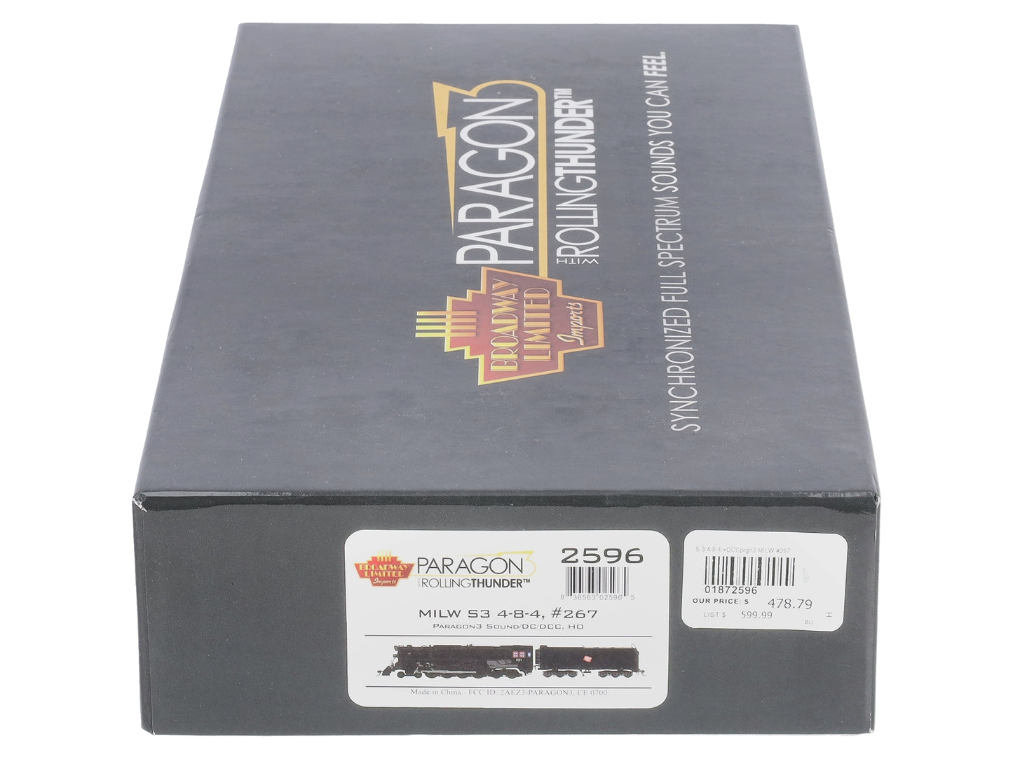 Broadway Limited 2596 HO Milwaukee Road Class S-3 4-8-4 #267 w/DCC/Sound