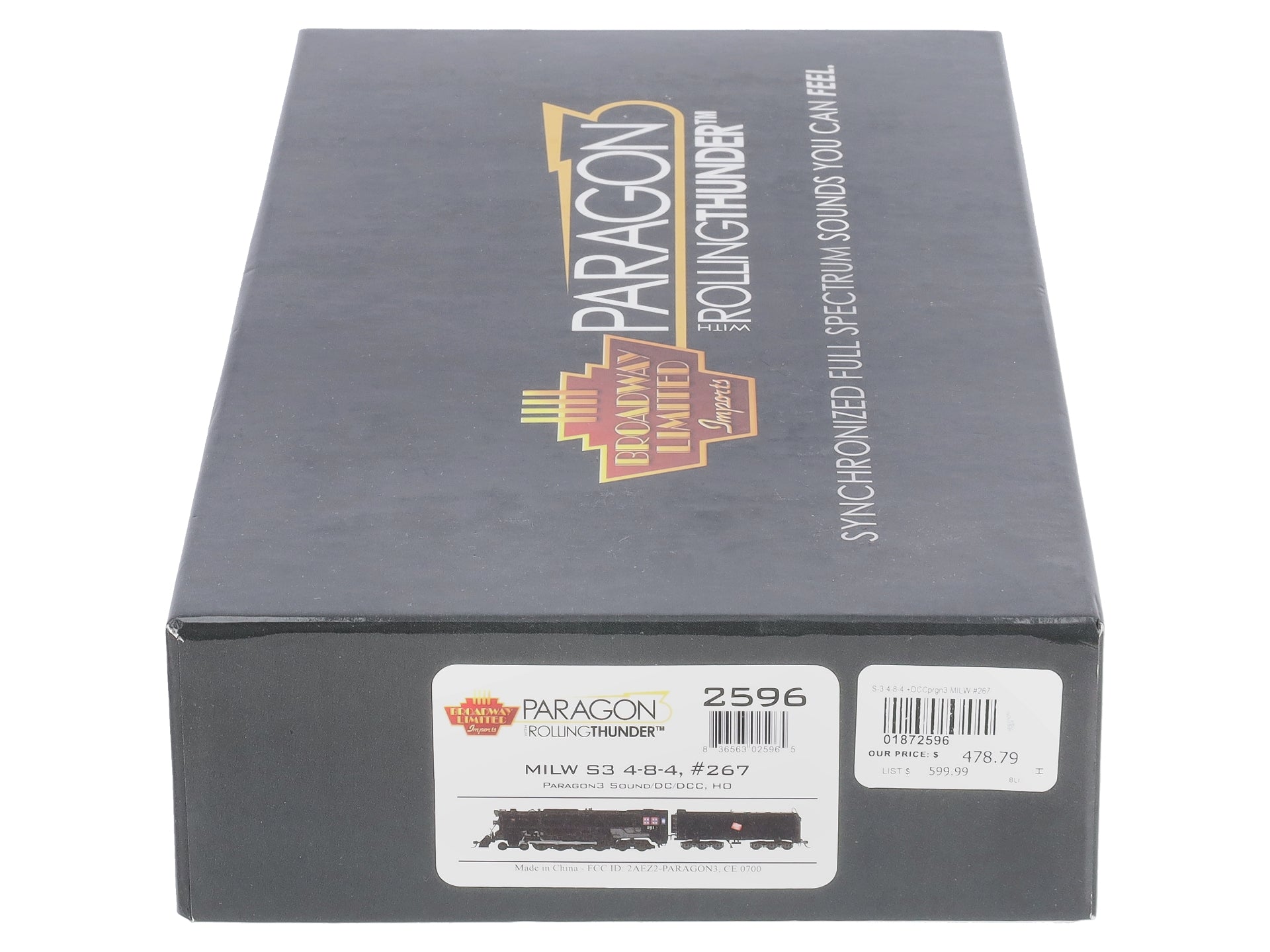 Broadway Limited 2596 HO Milwaukee Road Class S-3 4-8-4 #267 w/DCC/Sound