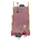 MTH 11-70018 O Gauge No.2811 Maroon Tinplate Flatcar with Stakes