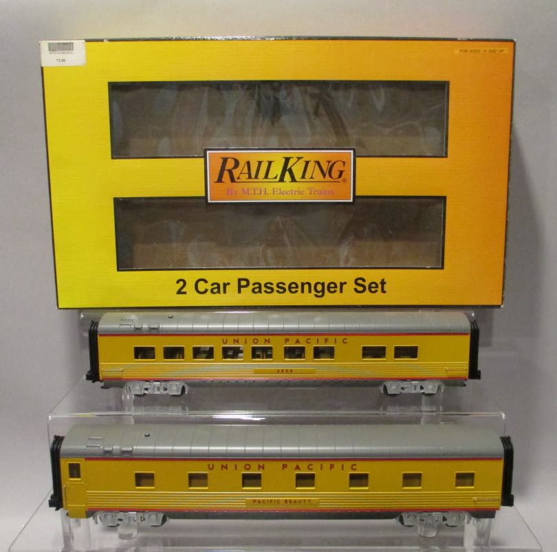 MTH 30-67489 Union Pacific 2-Car 60' Streamlined ABS Sleeper/Diner