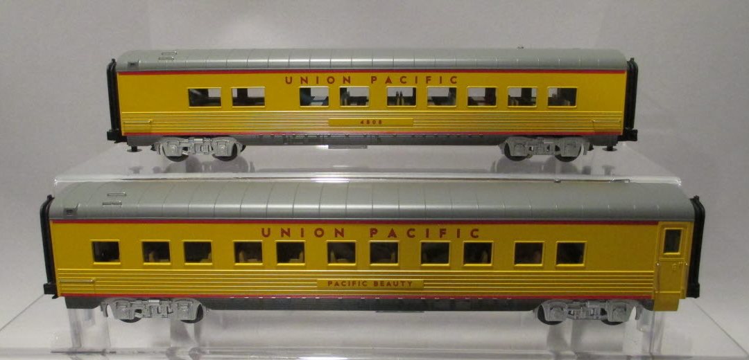 MTH 30-67489 Union Pacific 2-Car 60' Streamlined ABS Sleeper/Diner