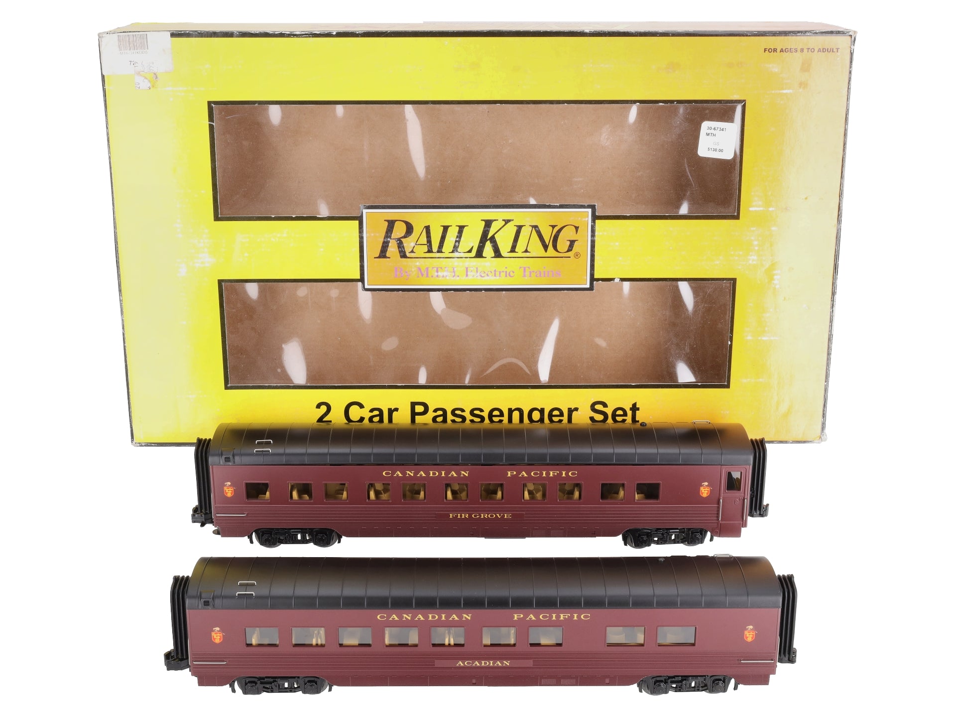 MTH 30-67341 CP 2-Car 60' SL ABS Sleeper/Diner