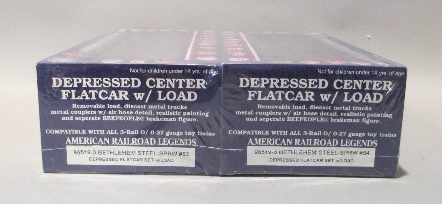 RMT 96519-3 O Bethlehem Steel/Sparrows Point Depressed Center Flatcar(Pack of 2)