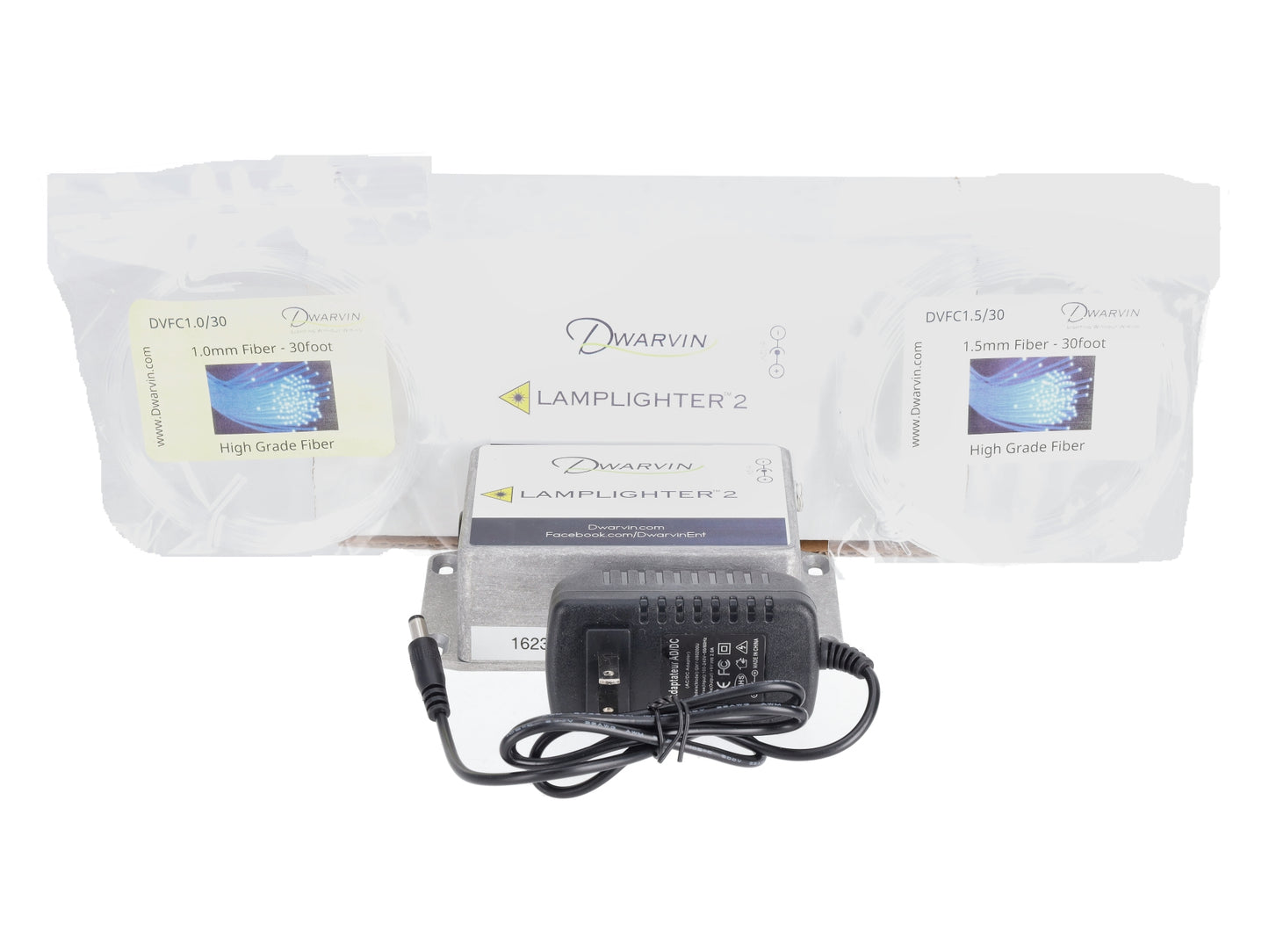 Dwarvin DVSK203 Lamplighter 2 Starter Kit with 1.5mm & 1.0mm Fiber Mix Pack