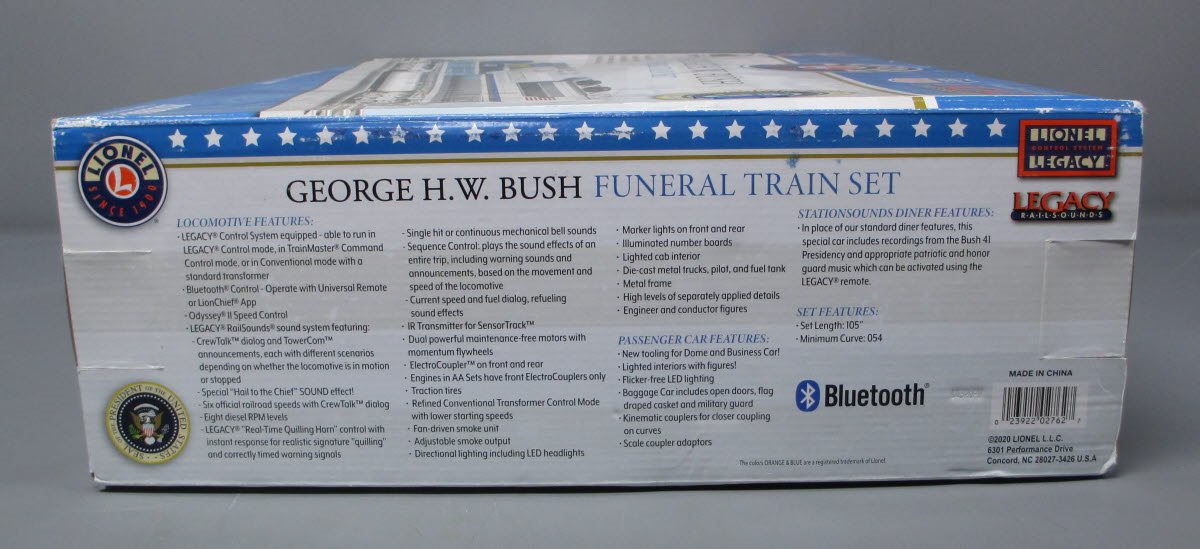 Lionel 2022050 O UP "George H. W. Bush" Legacy Funeral Diesel Locomotive #4141