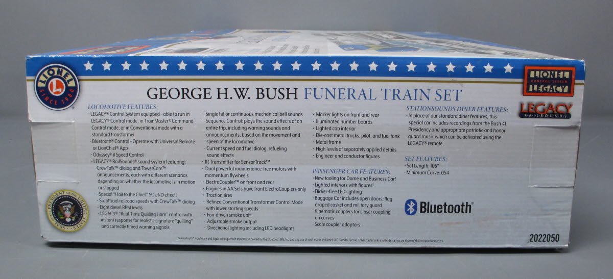 Lionel 2022050 O UP "George H. W. Bush" Legacy Funeral Diesel Locomotive #4141