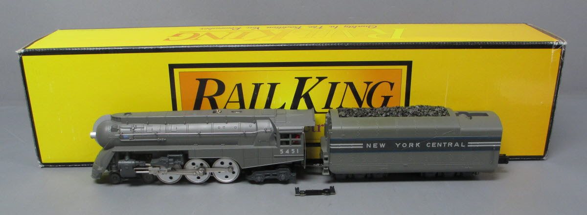 MTH 30-1616-1 O-27 NYC Imperial 4-6-4 Dreyfuss Steam Locomotive w/PS3 #5451