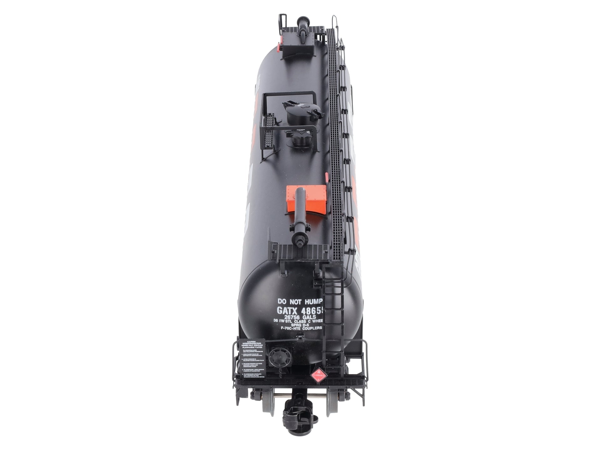 Lionel 6-85129 O TankTrain Intermediate Car (Orange) #48655