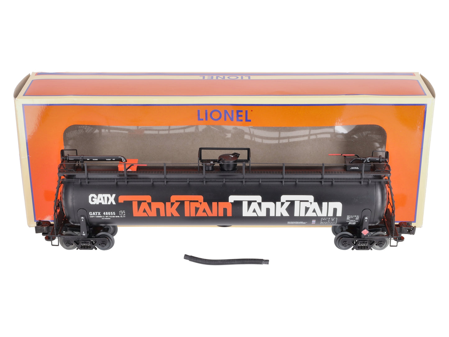 Lionel 6-85129 O TankTrain Intermediate Car (Orange) #48655