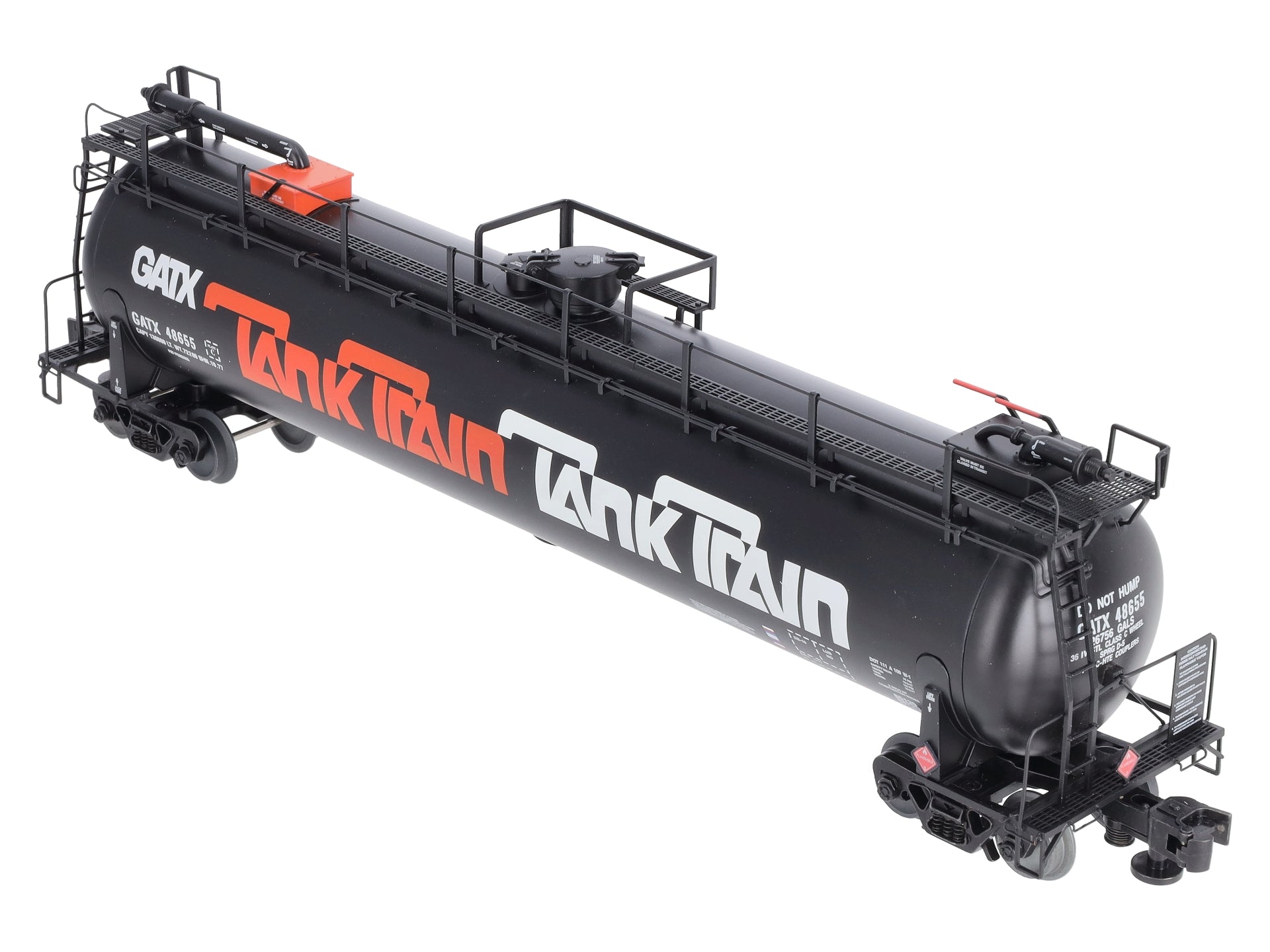 Lionel 6-85129 O TankTrain Intermediate Car (Orange) #48655