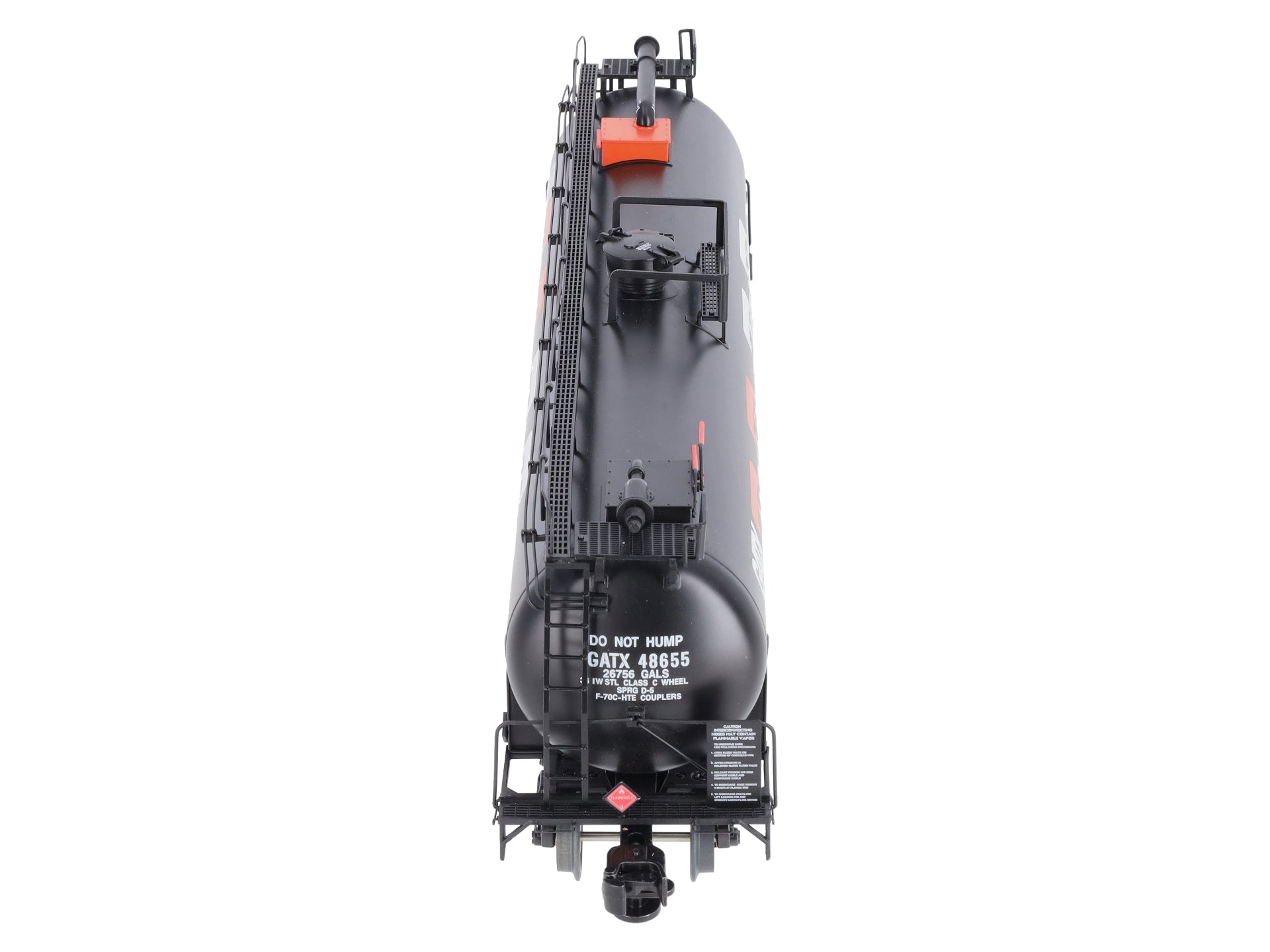 Lionel 6-85129 O TankTrain Intermediate Car (Orange) #48655