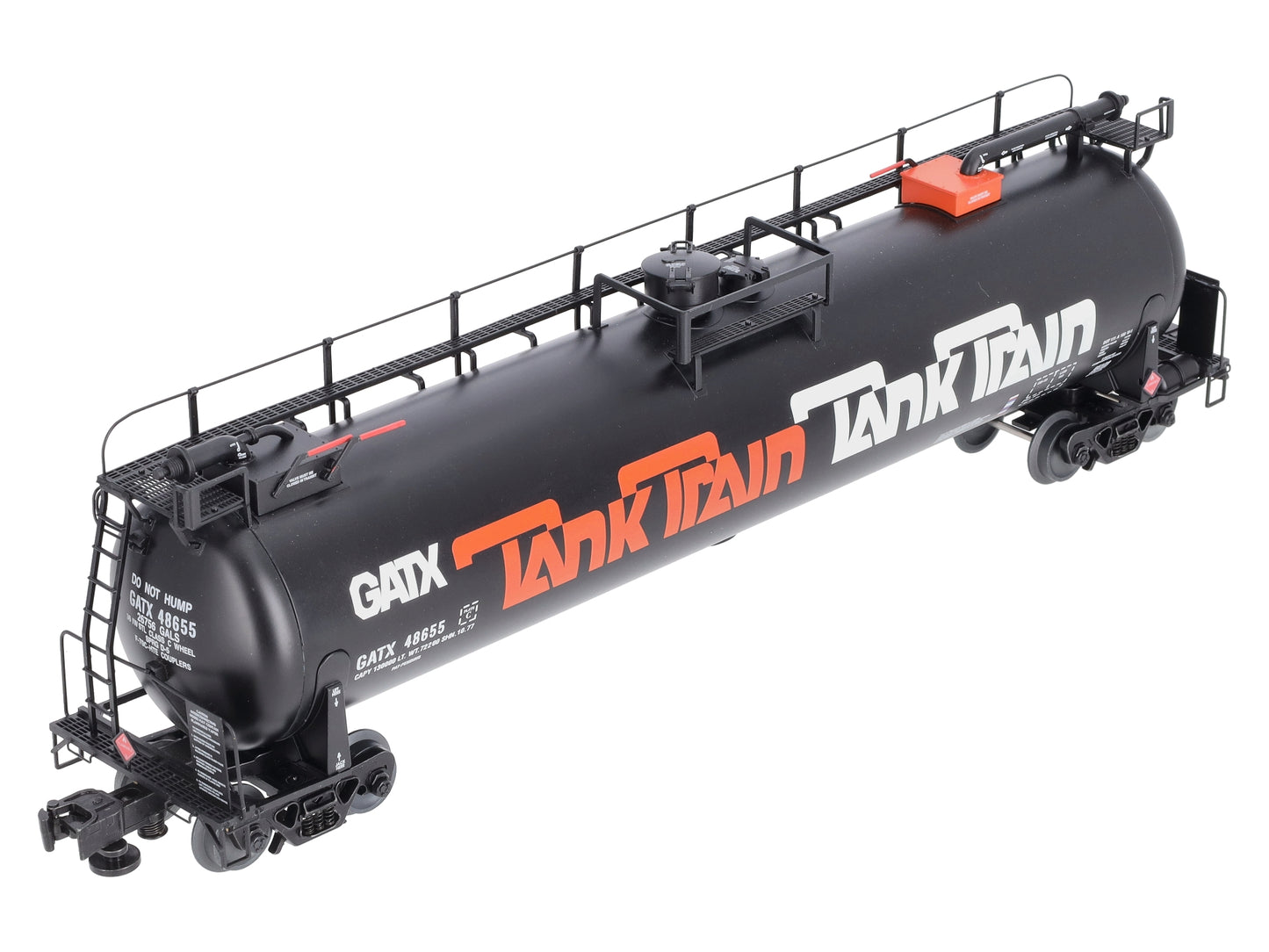 Lionel 6-85129 O TankTrain Intermediate Car (Orange) #48655