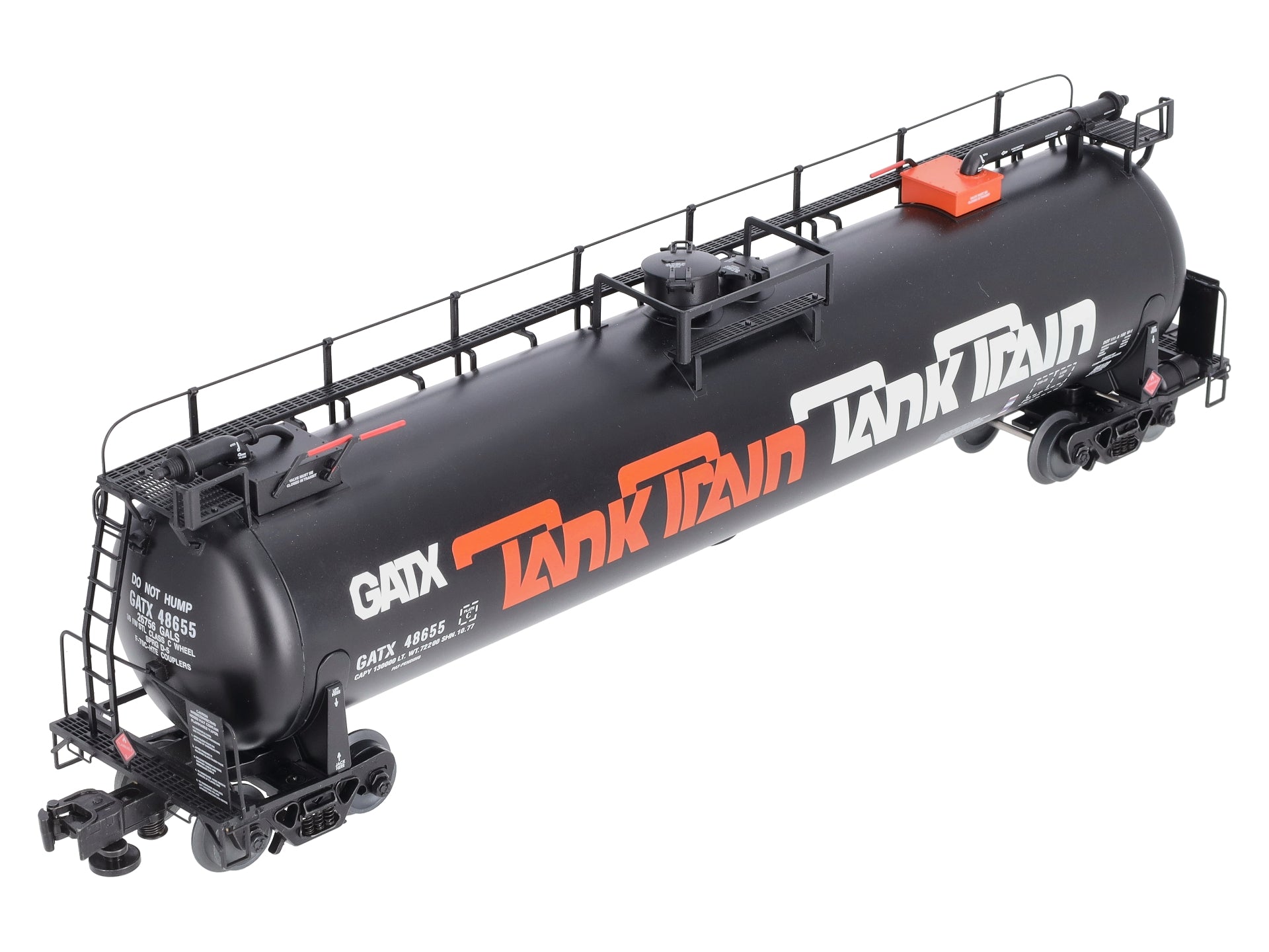 Lionel 6-85129 O TankTrain Intermediate Car (Orange) #48655