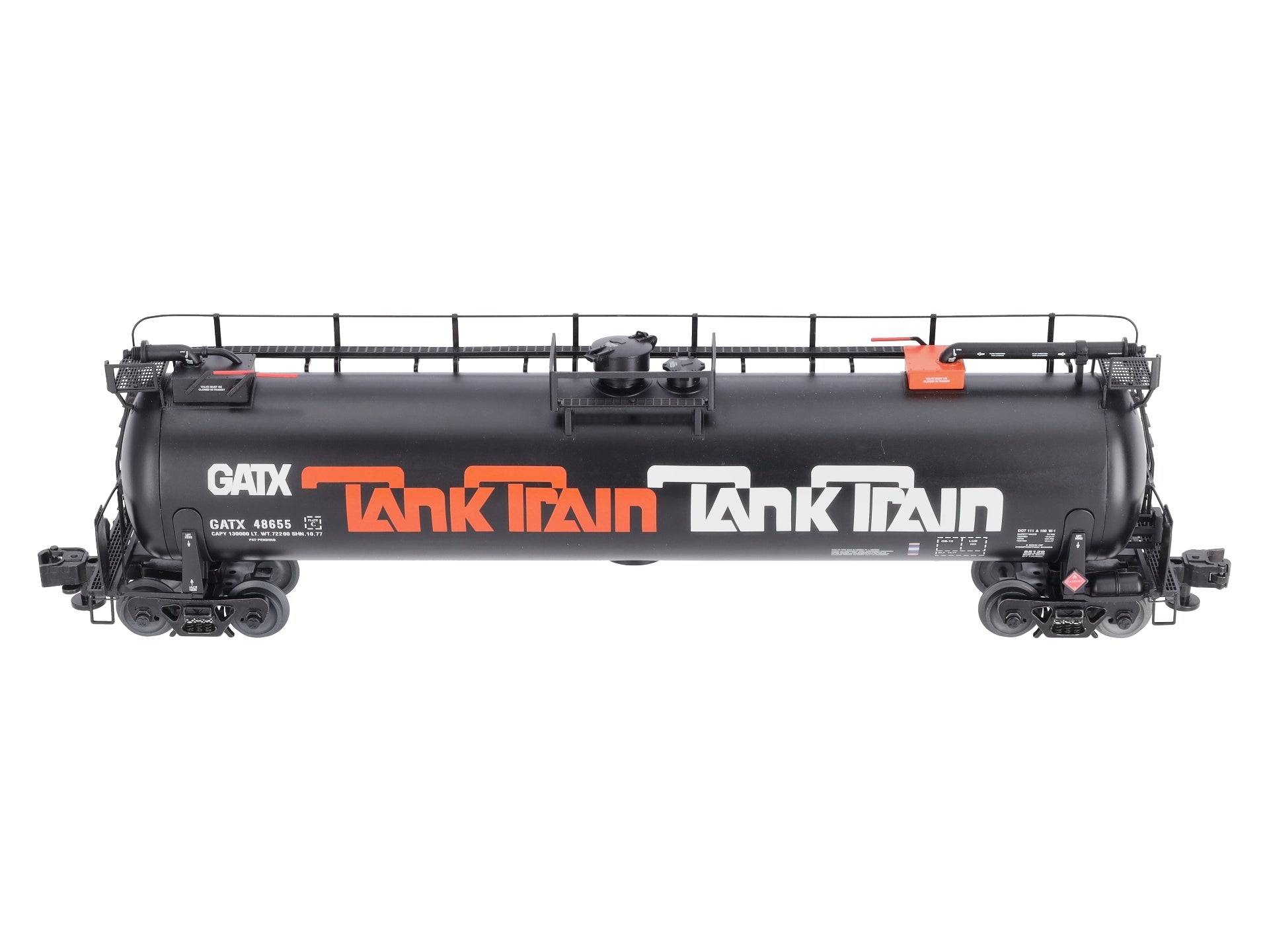 Lionel 6-85129 O TankTrain Intermediate Car (Orange) #48655