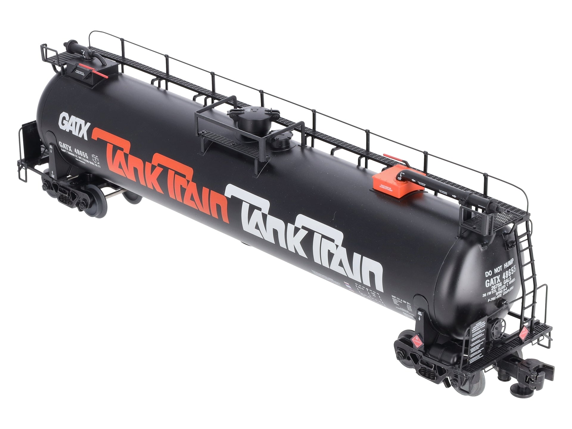 Lionel 6-85129 O TankTrain Intermediate Car (Orange) #48655