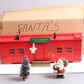 USA Trains R1940C G Christmas Workshop with Smoking Stack and Lights