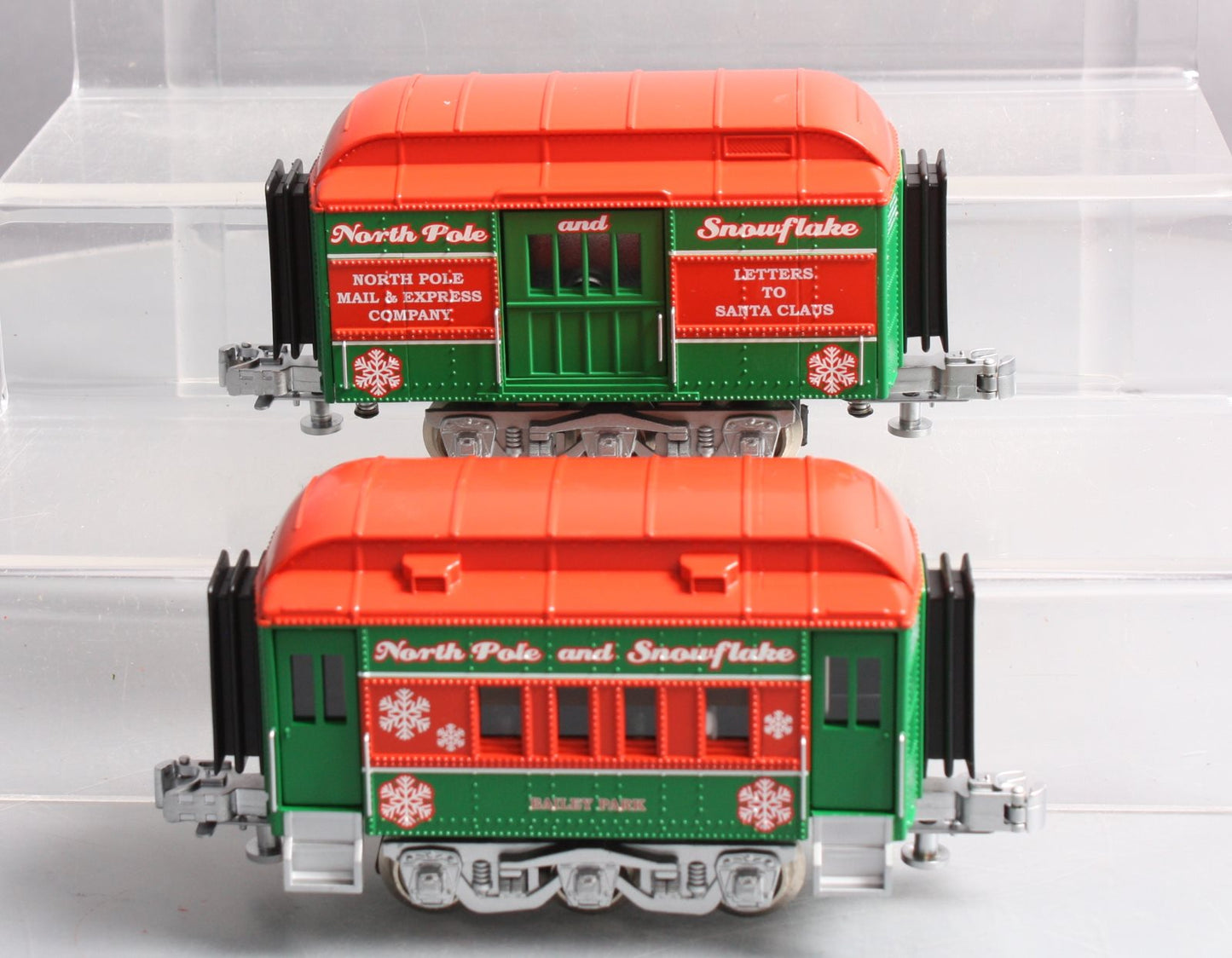 RMT 93050-1 O Peep Mini Christmas Passenger Car (Set of 2)