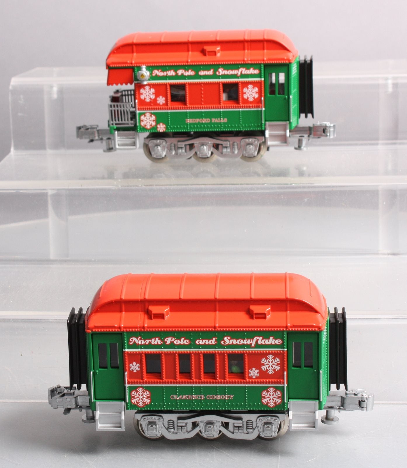 RMT 93050-2 O PEEP Mini Christmas Observation & Coach (Set of 2)