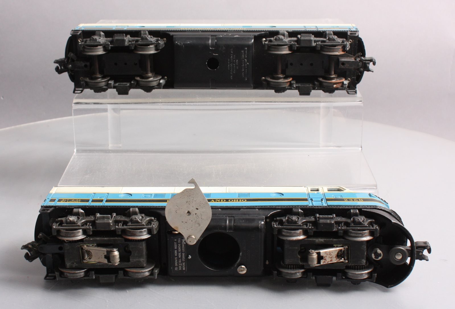 Lionel 2368 Vintage O Baltimore & Ohio F3 AB Diesel Locomotives