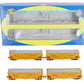 Athearn 76415 120 HO Scale Amtrak 40' Outside Braced Ballast Hoppers 4-Pack