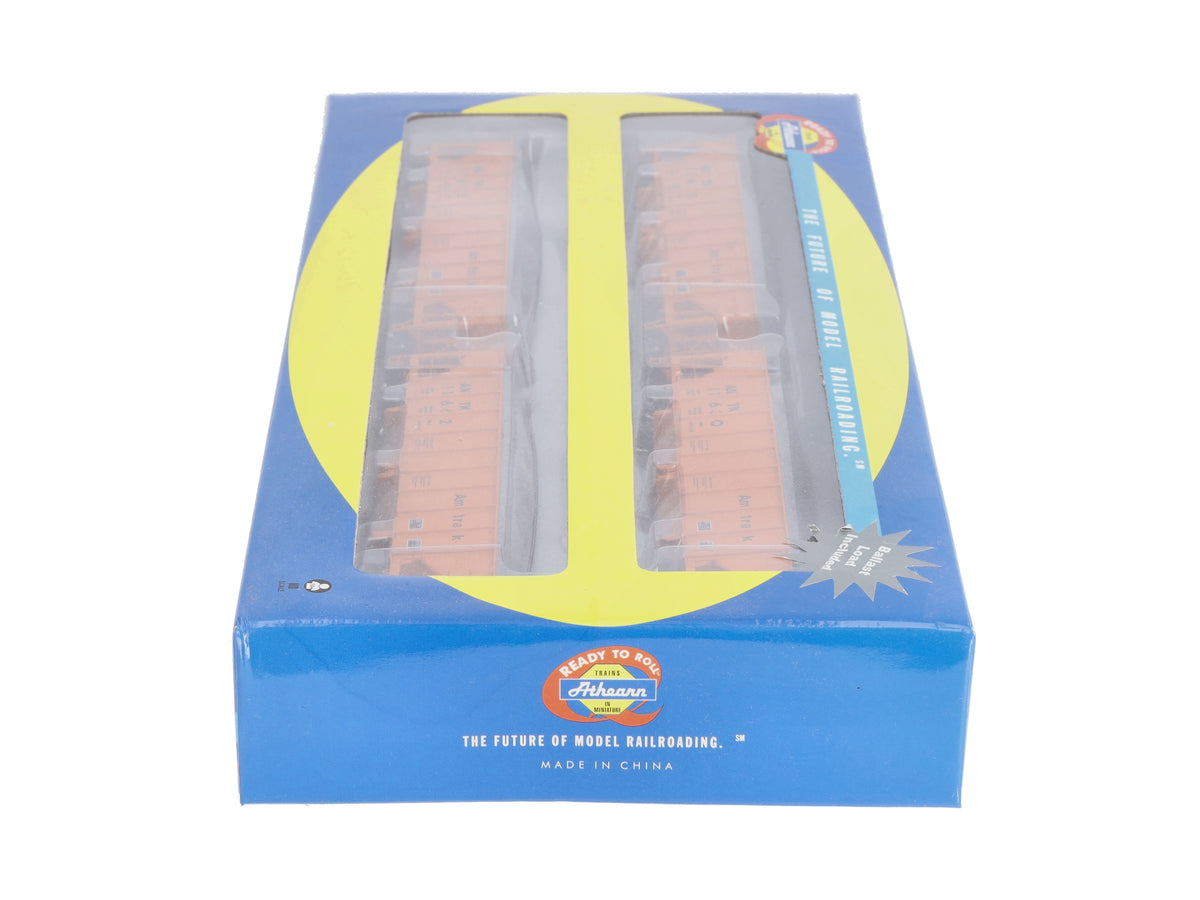 Athearn 76414 HO Scale Amtrak 40' Outside Braced Ballast Hoppers 4-Pack